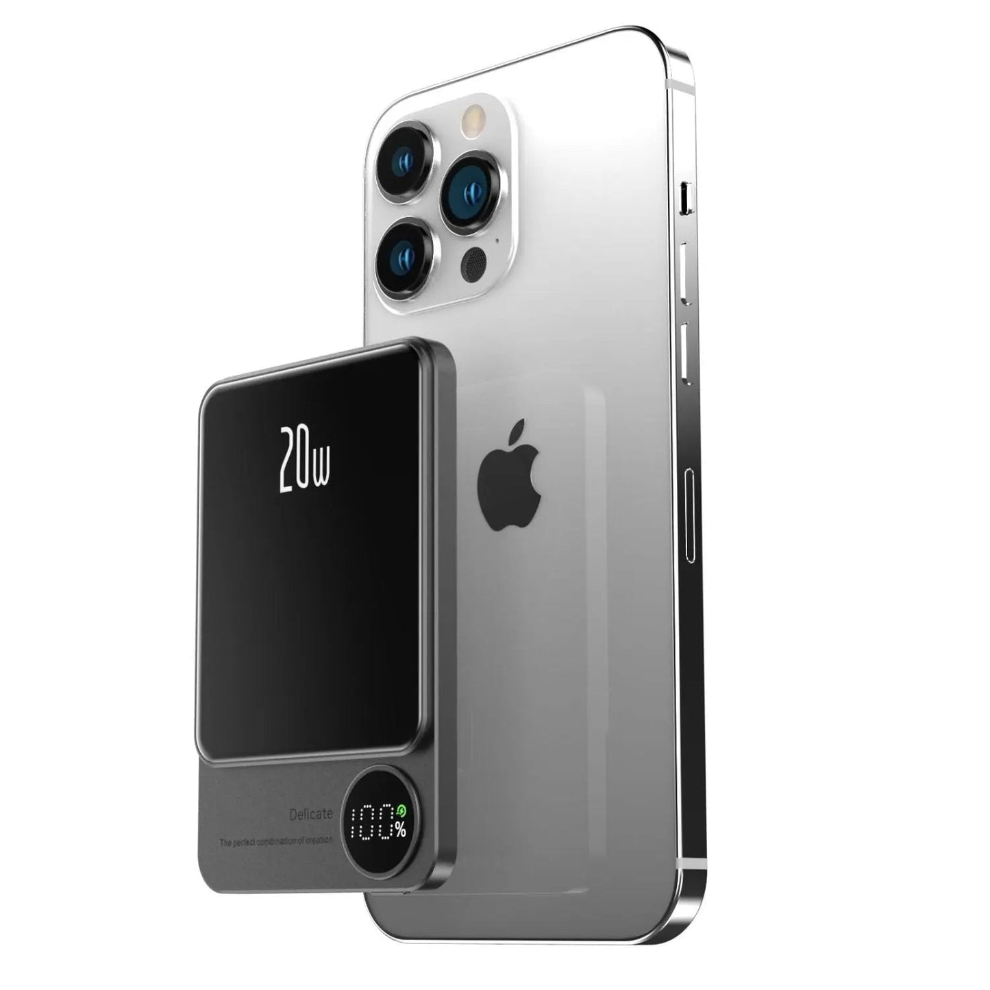 Magnetic Power Bank 10000mAh with Fast Wireless Charging