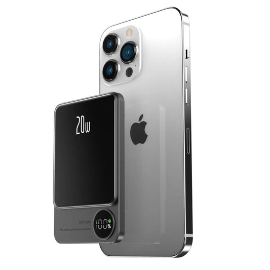 Magnetic Power Bank 10000mAh with Fast Wireless Charging