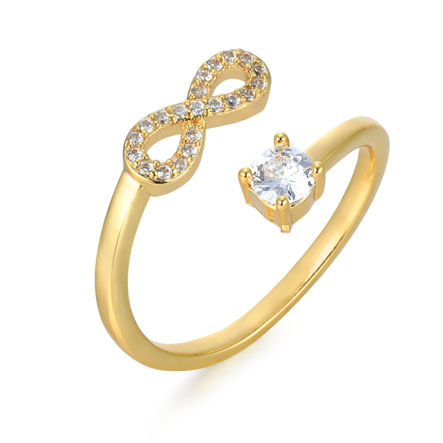 Personalized Elegant Letter Ring with Adjustable Fit