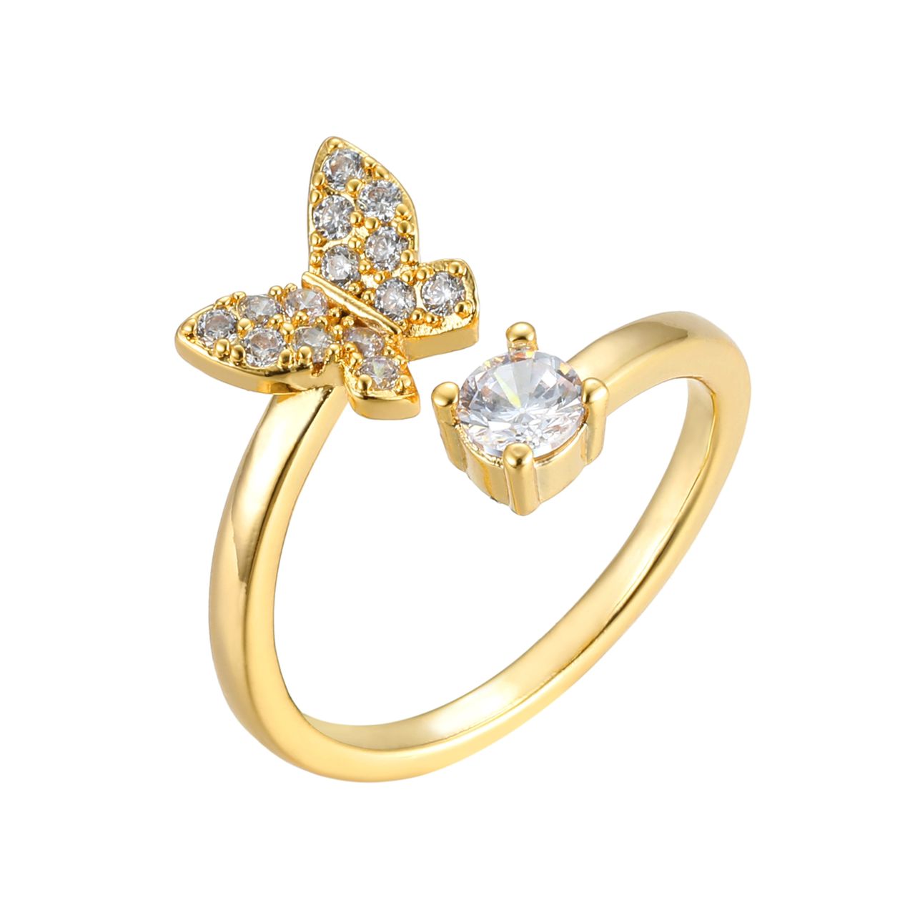 Personalized Elegant Letter Ring with Adjustable Fit