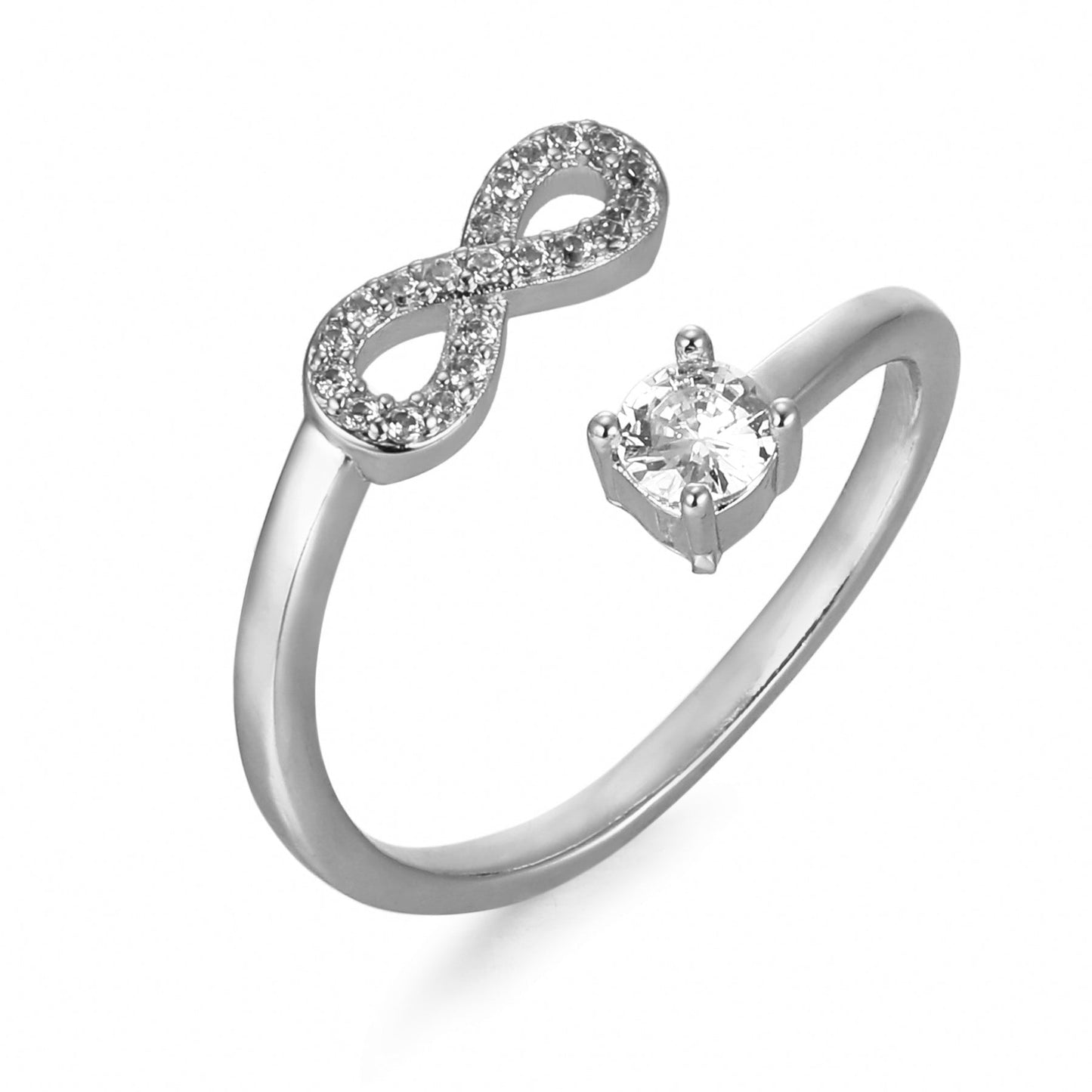 Personalized Elegant Letter Ring with Adjustable Fit