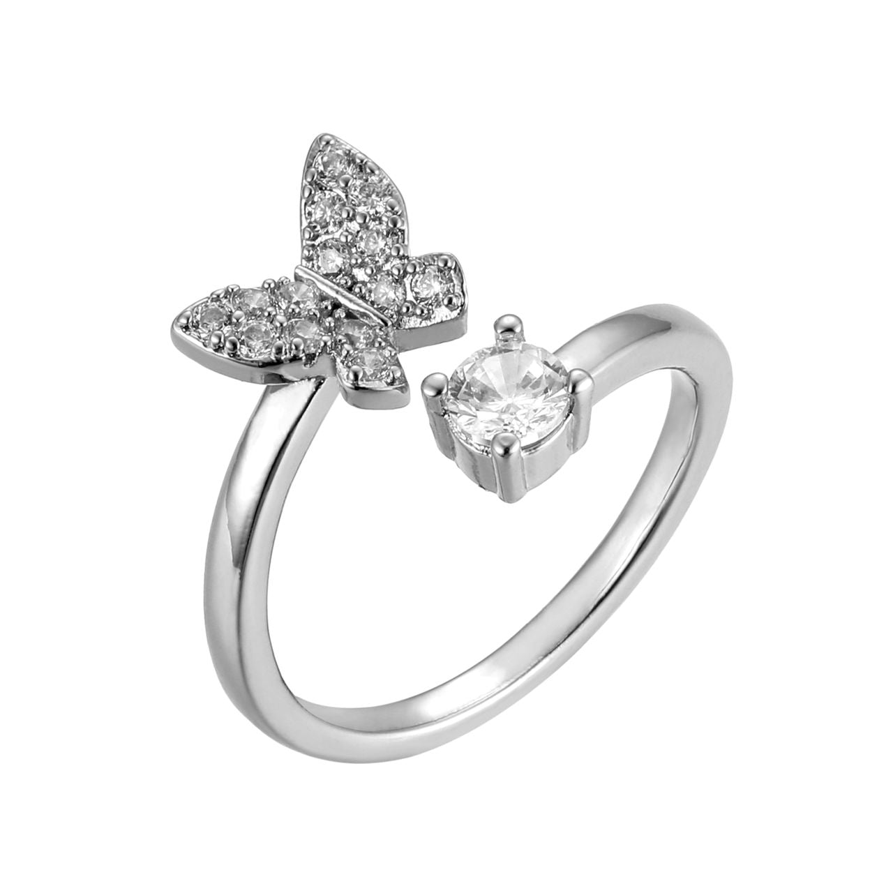 Personalized Elegant Letter Ring with Adjustable Fit