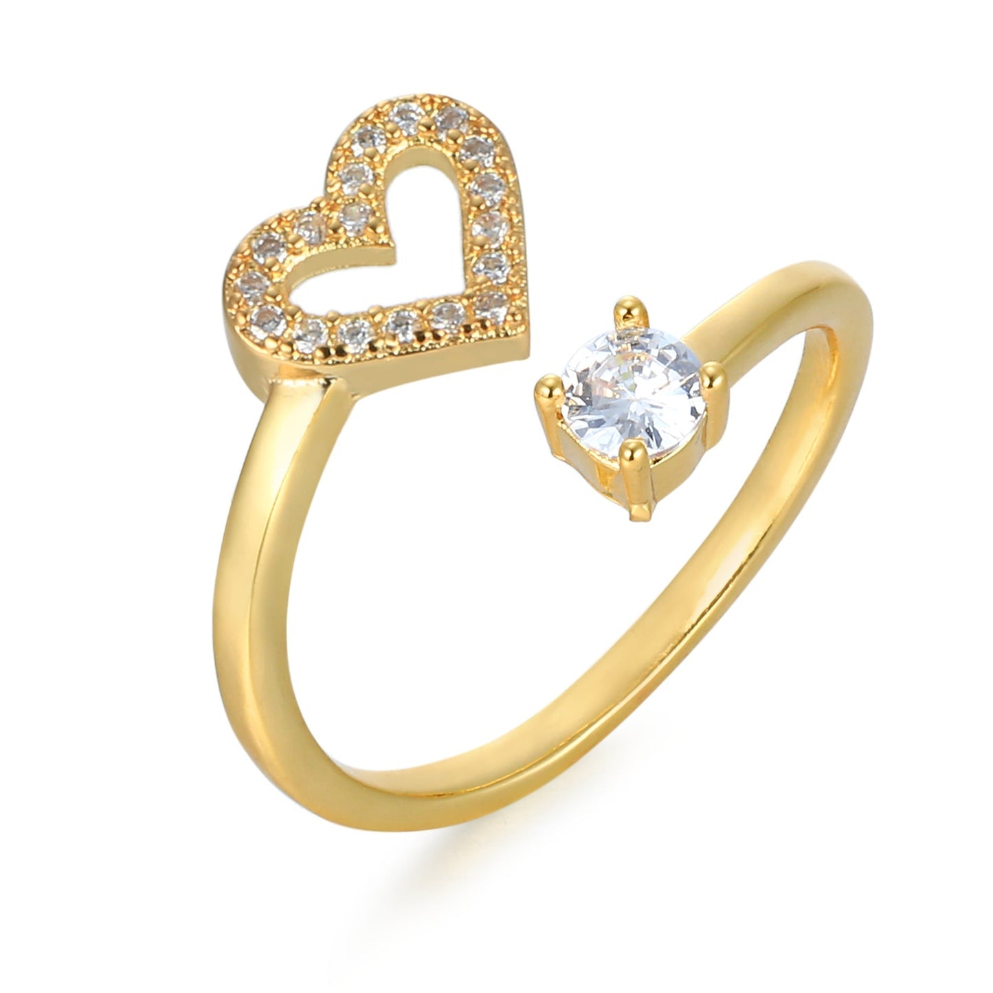 Personalized Elegant Letter Ring with Adjustable Fit