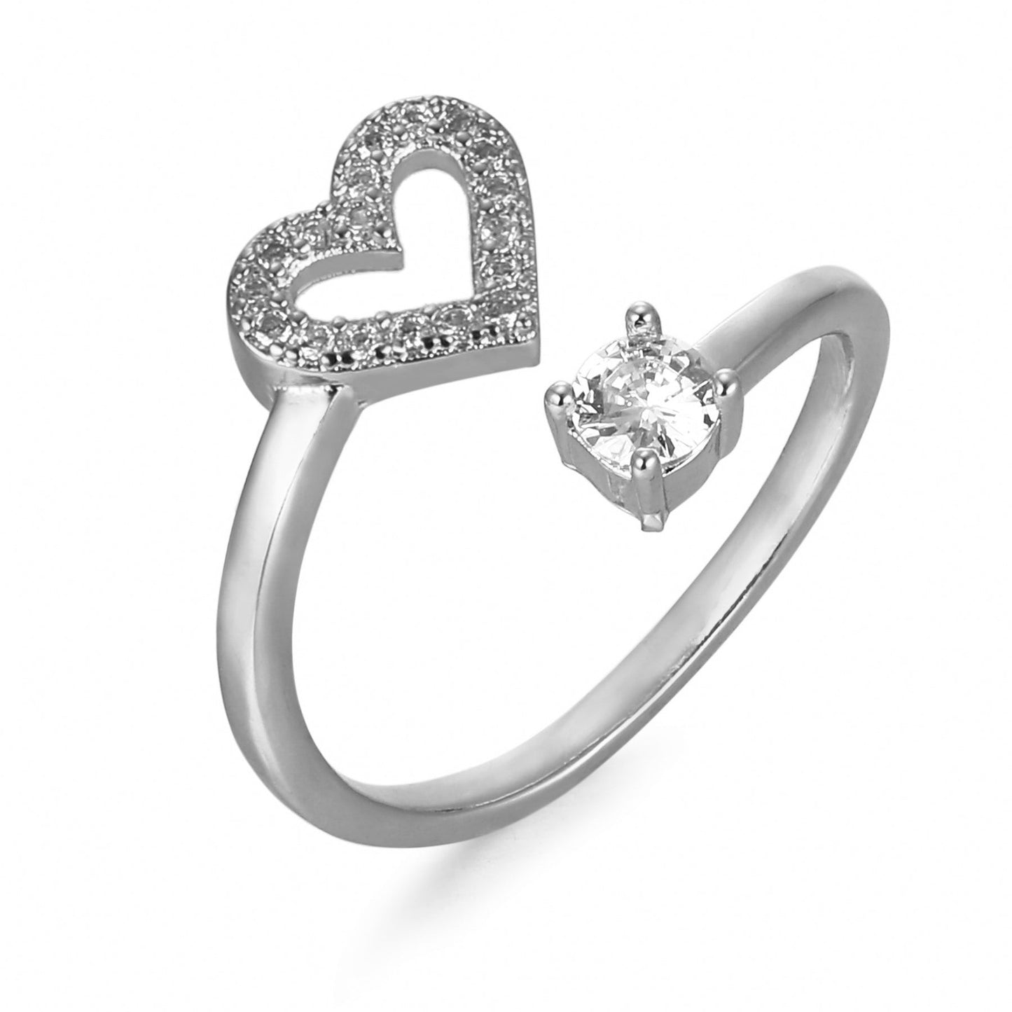 Personalized Elegant Letter Ring with Adjustable Fit