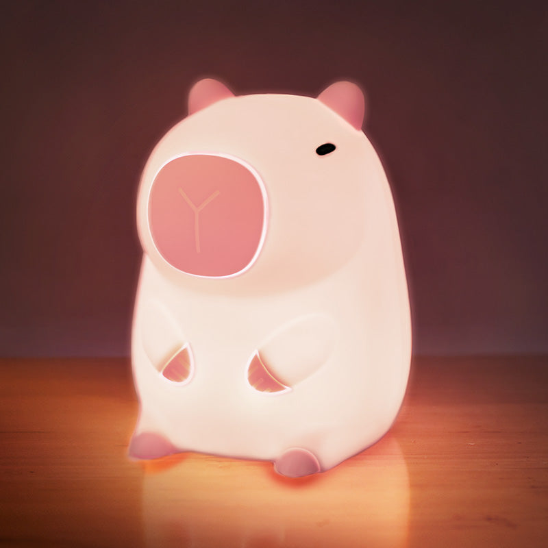 Capybara Night Light with Adjustable Brightness Silicone
