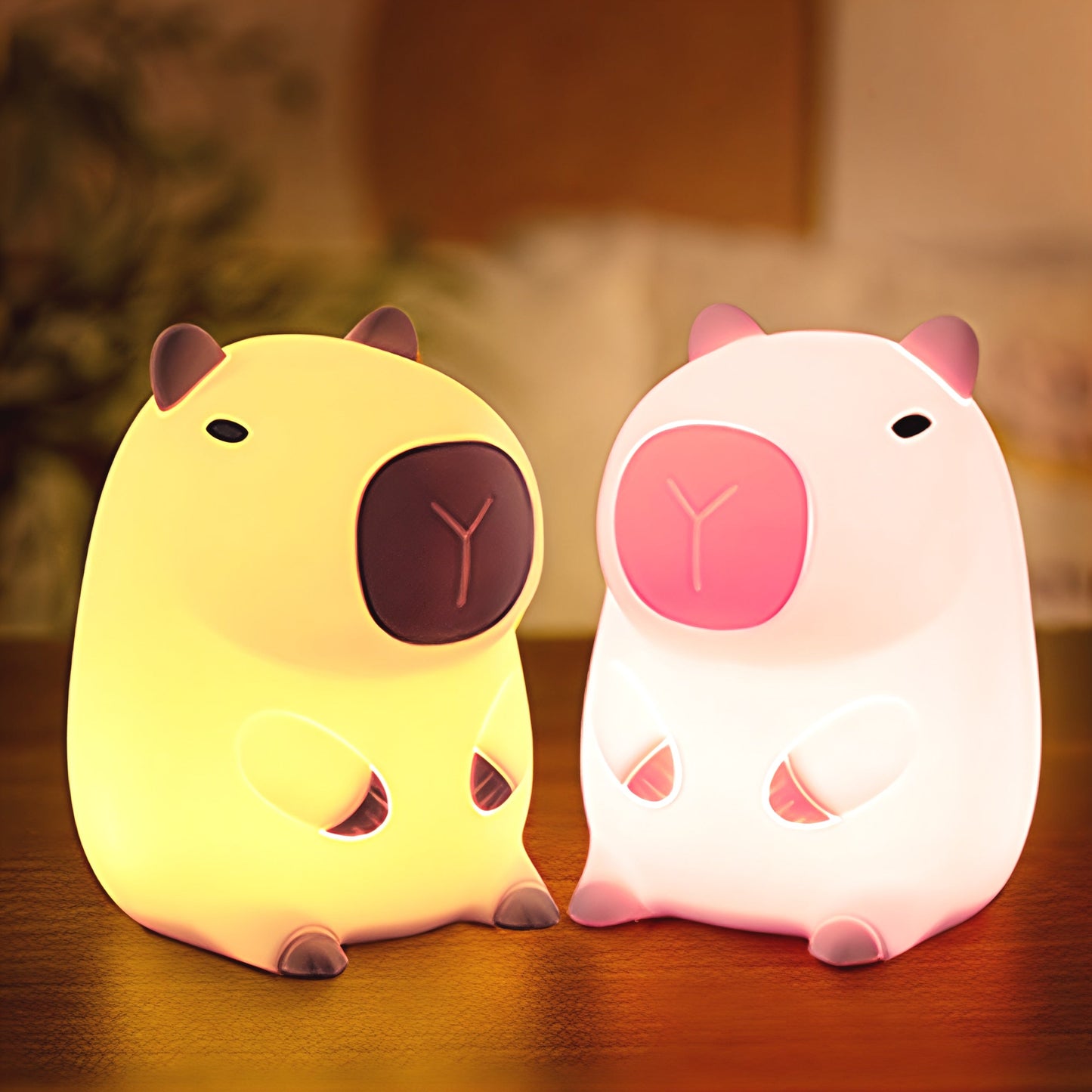 Capybara Night Light with Adjustable Brightness Silicone