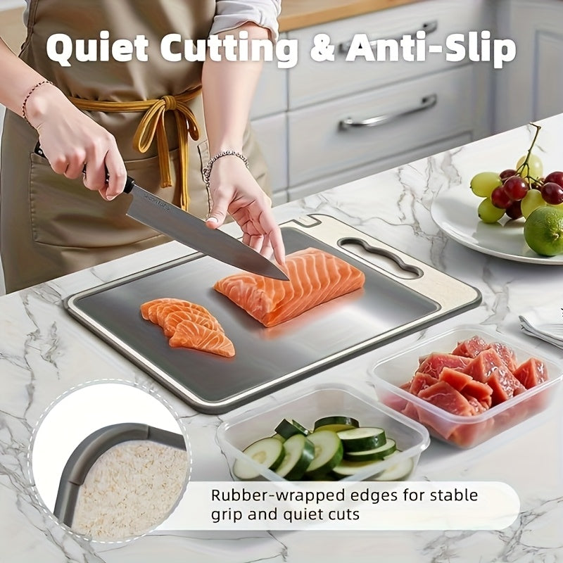 Efficient Thawing Cutting Board for Food Preparation