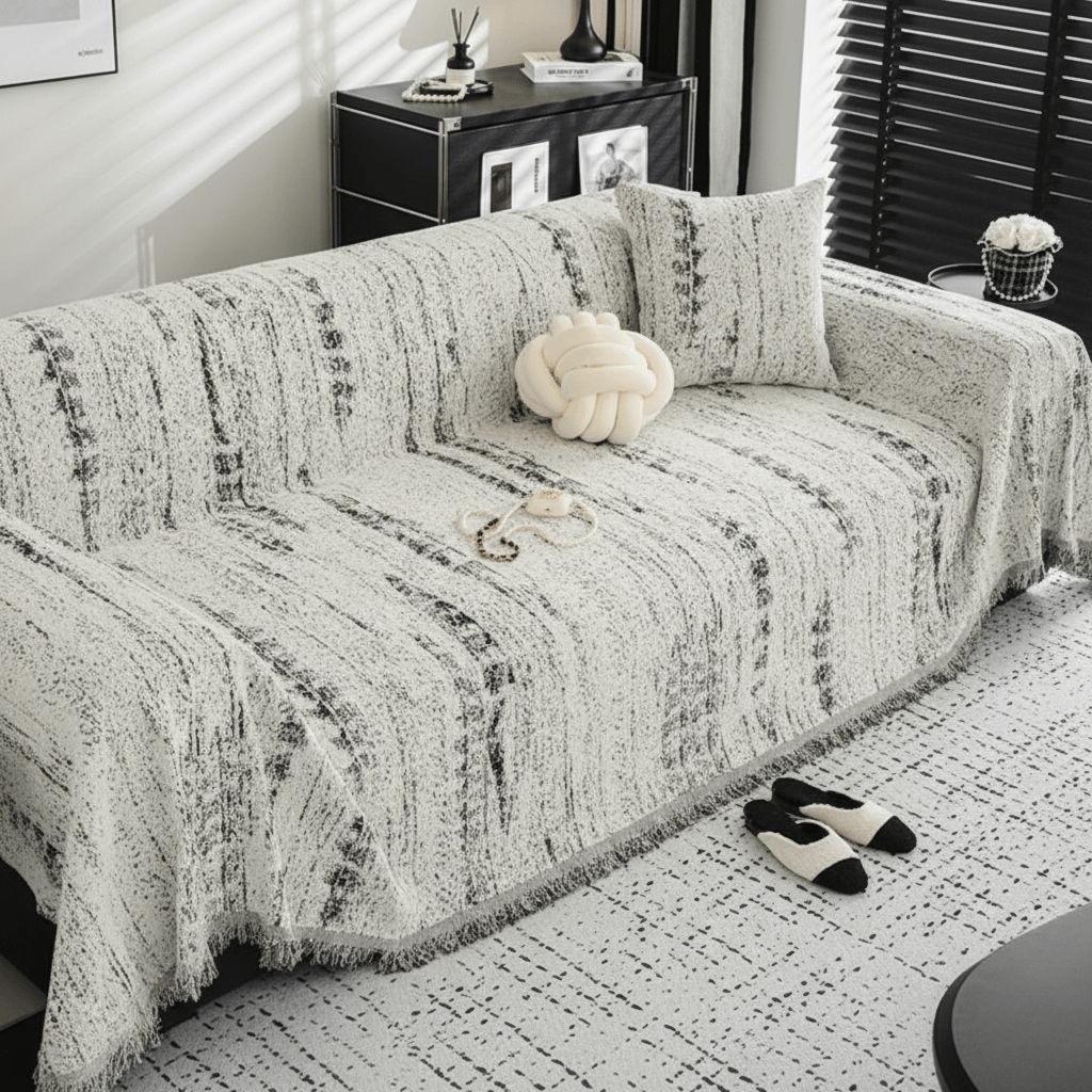Elegant Chenille Sofa Cover for Protection and Style