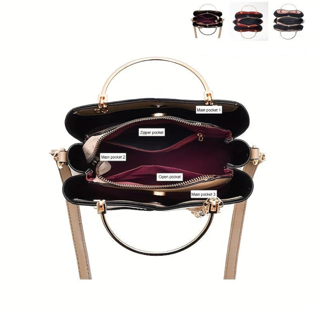 Chic Luxe Handbag for Women - Stylish and Spacious