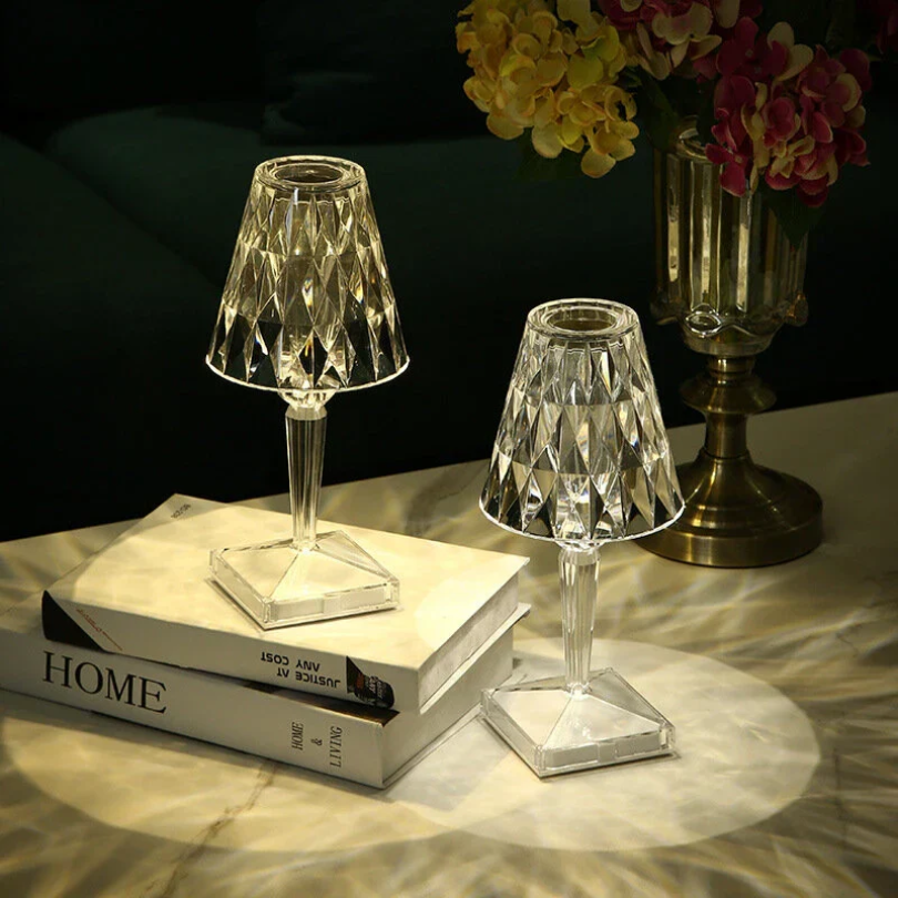 Chic Crystal Table Lamp for Ambient Lighting