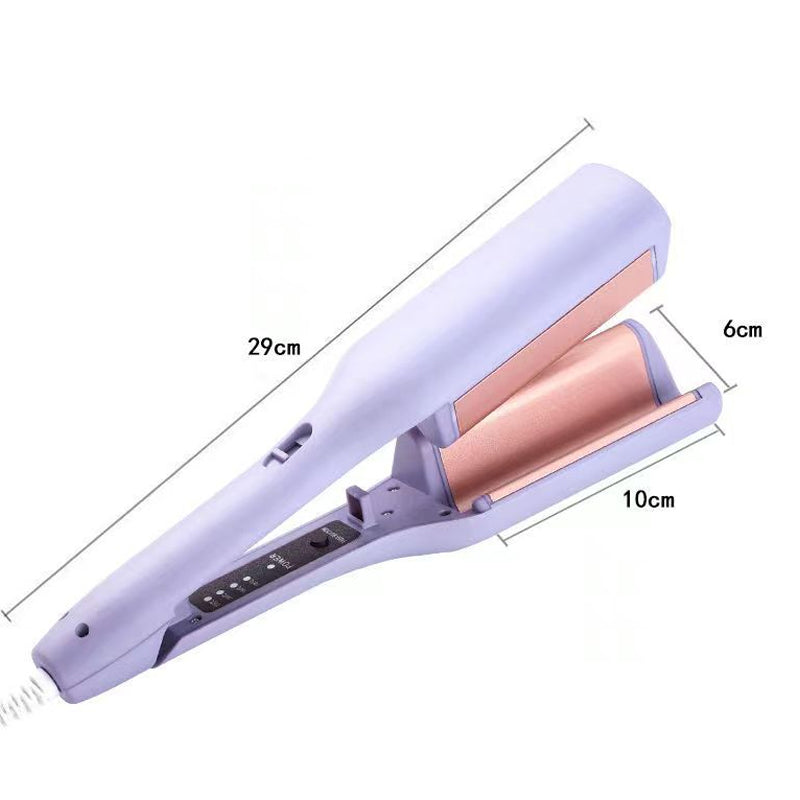 French Wave Hair Curler with Anti-Burn Design and Smart Temperature Control