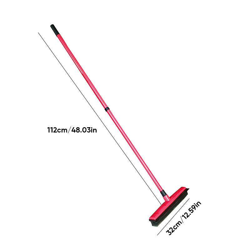 Telescopic Rubber Pet Hair Removal Broom