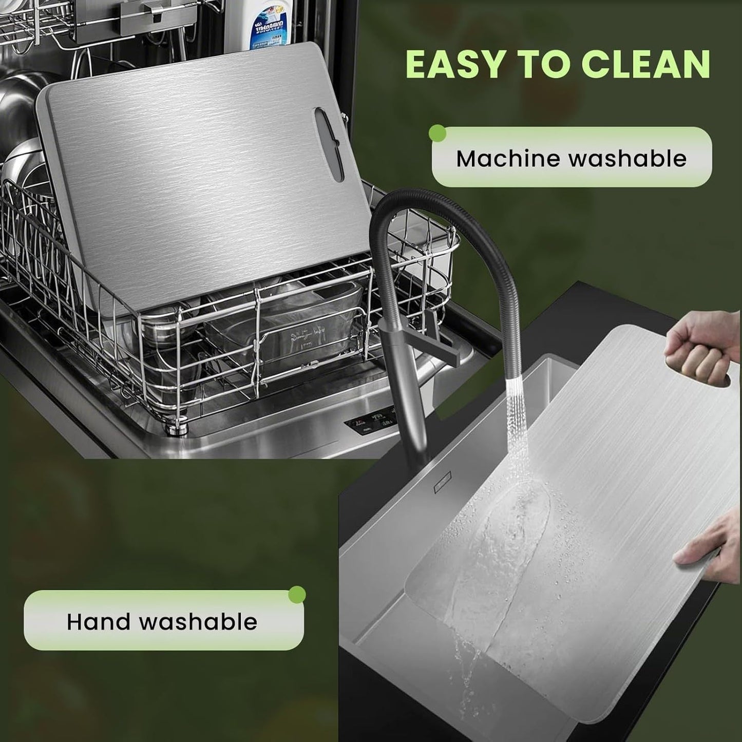 Titanium Cutting Board Set for Hygienic Food Preparation