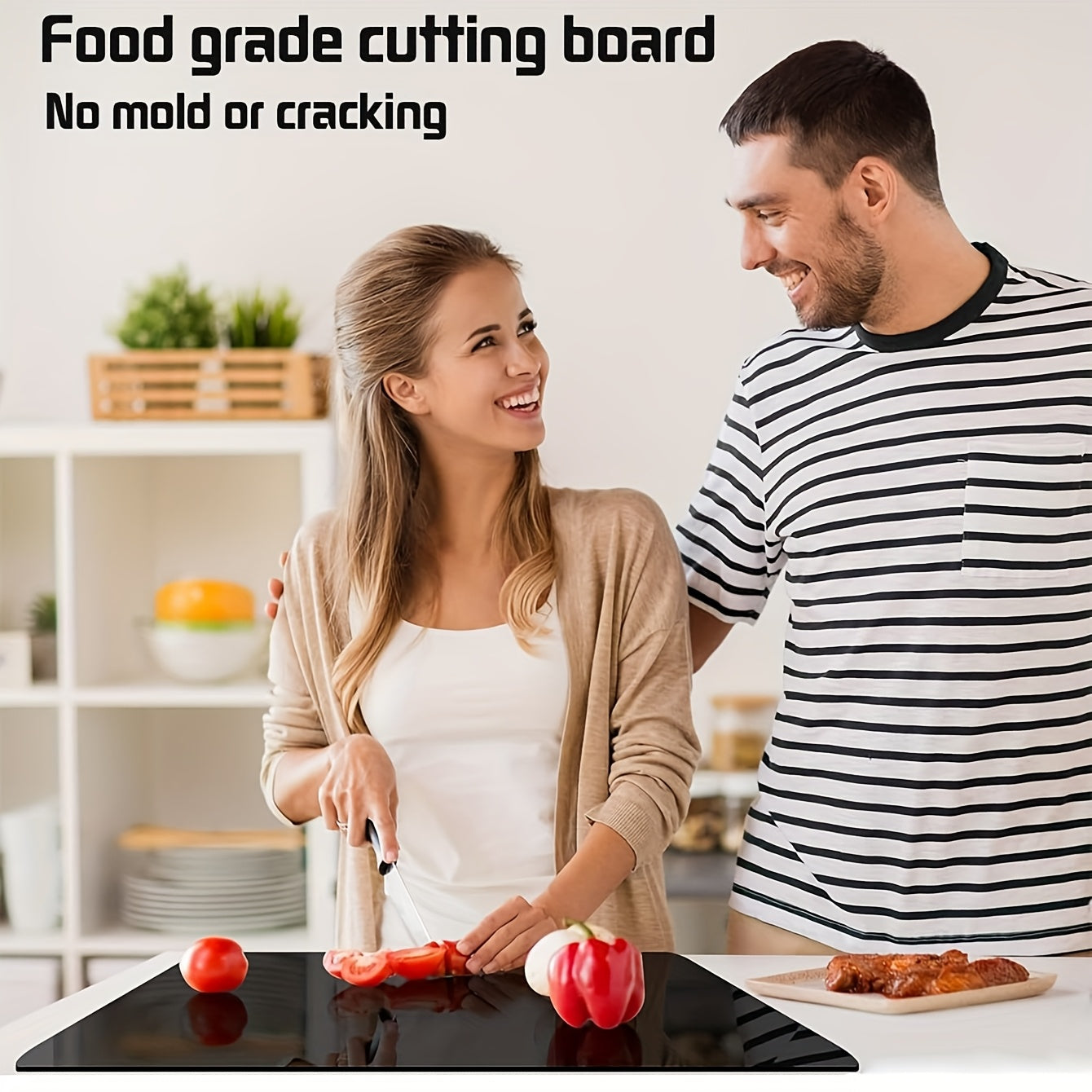 Scratch-Resistant Food-Safe Cutting Board