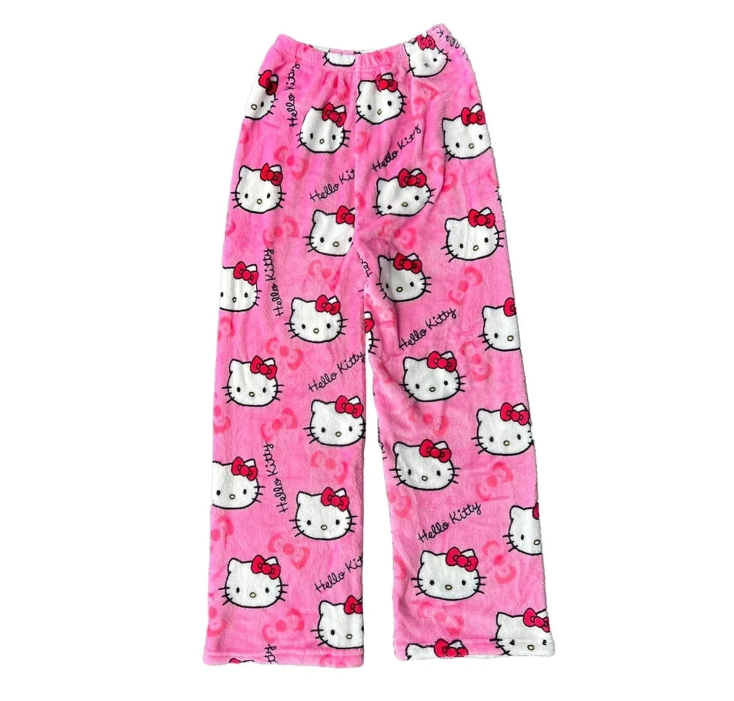 Cozy Patterned Lounge Pants with Elastic Waistband