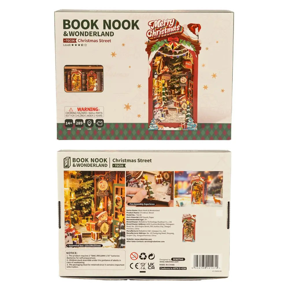LED Christmas Street Light Kit - Tool-Free, Gift-Ready