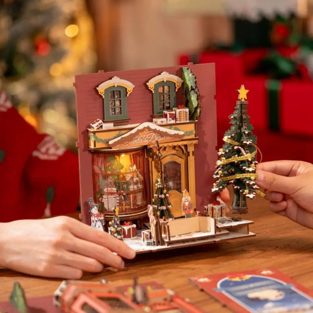 LED Christmas Street Light Kit - Tool-Free, Gift-Ready