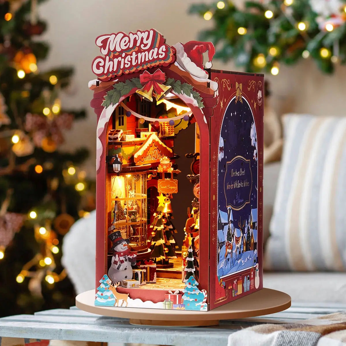 LED Christmas Street Light Kit - Tool-Free, Gift-Ready