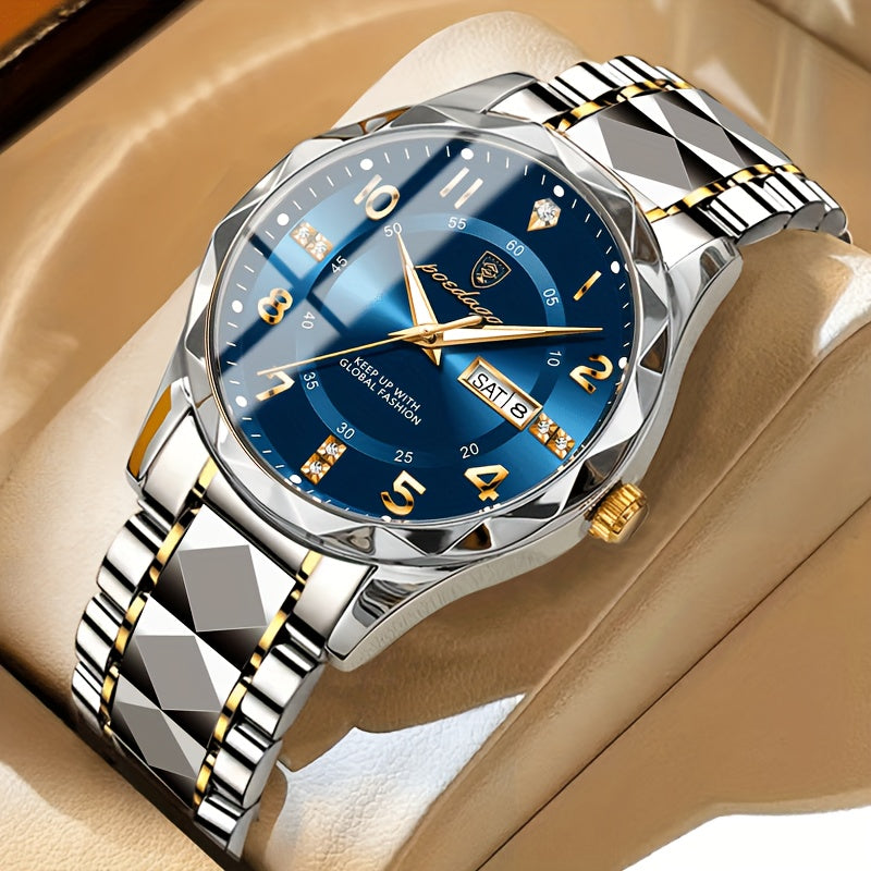 Multifunctional Waterproof Sports Watch with Digital and Quartz Display