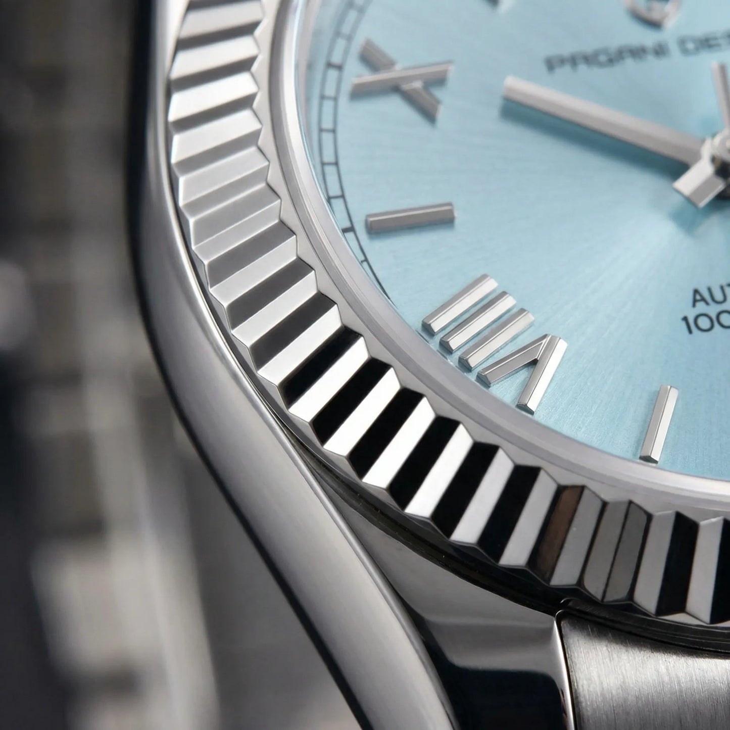Automatic Men's Classic Watch with Date and Day Display