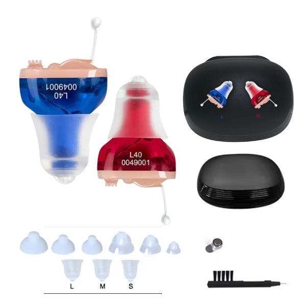 Rechargeable Discreet Hearing Aid with Automatic Calibration