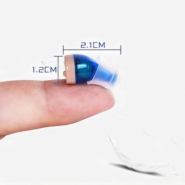 Rechargeable Discreet Hearing Aid with Automatic Calibration
