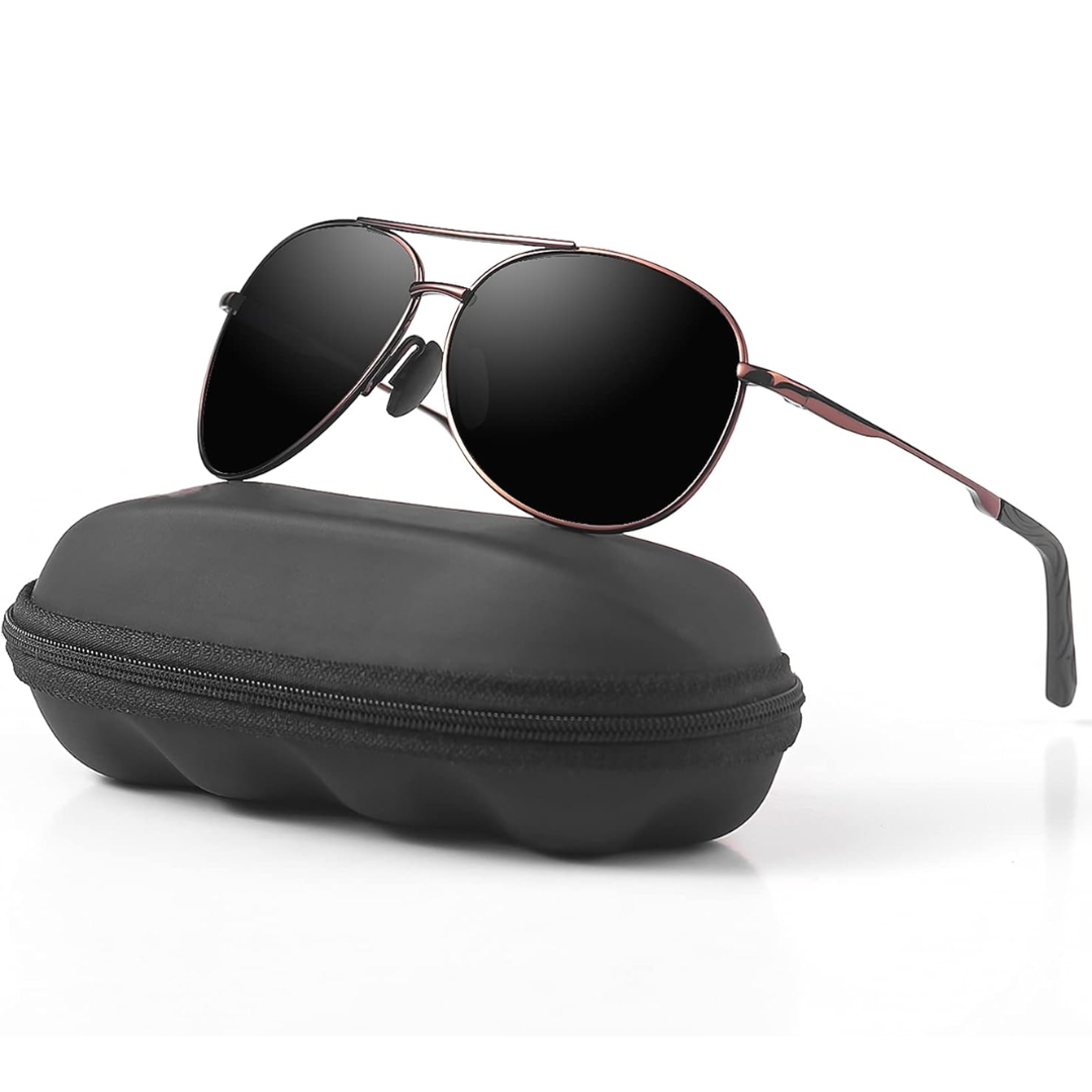 Polarized Aviator Sunglasses with UV400 Protection