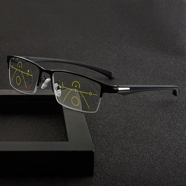 Progressive Multifocal Glasses with Blue Light Protection