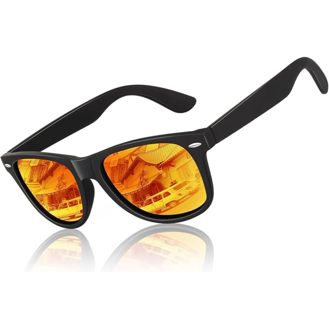 Polarized 80's Retro Sunglasses for Men and Women