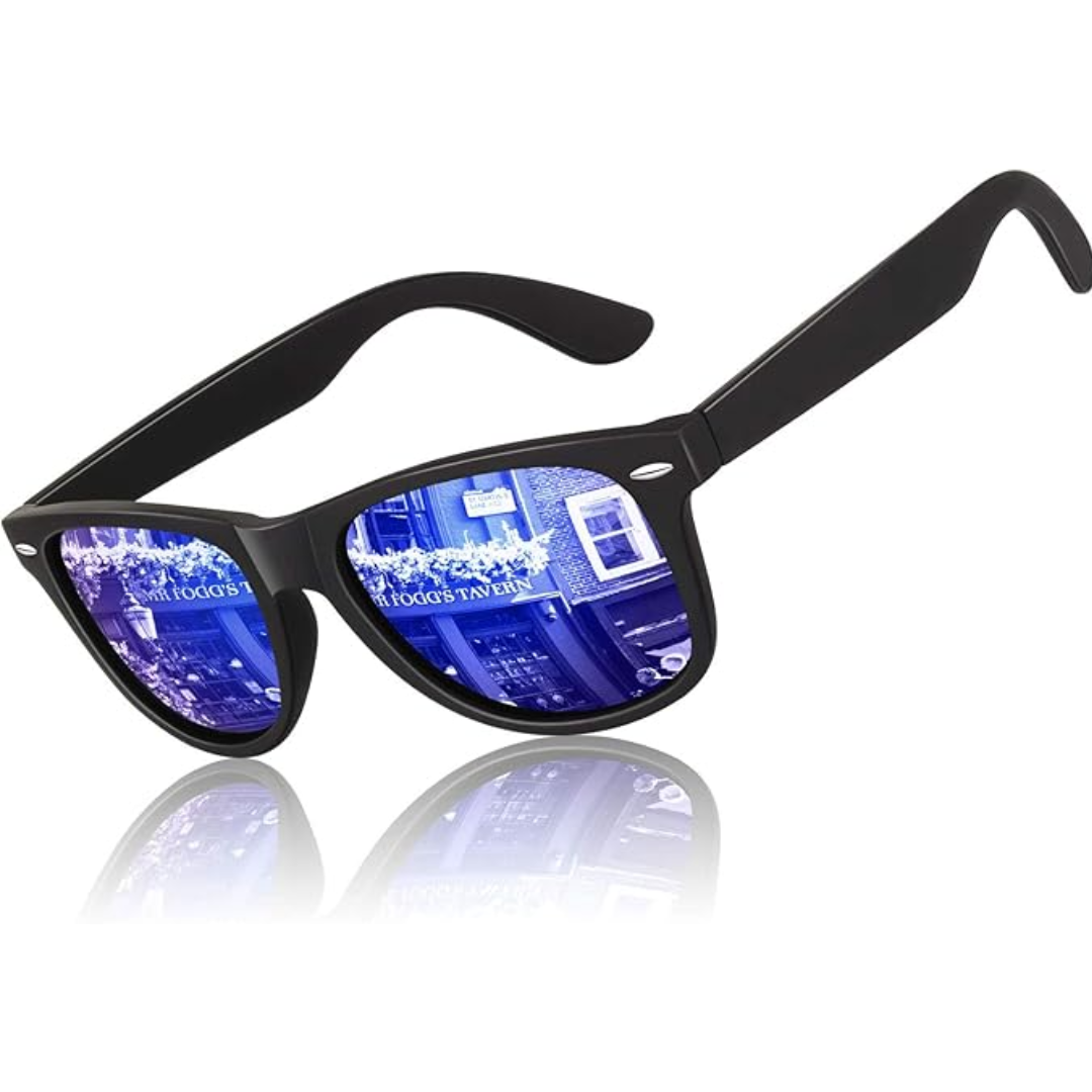 Polarized 80's Retro Sunglasses for Men and Women