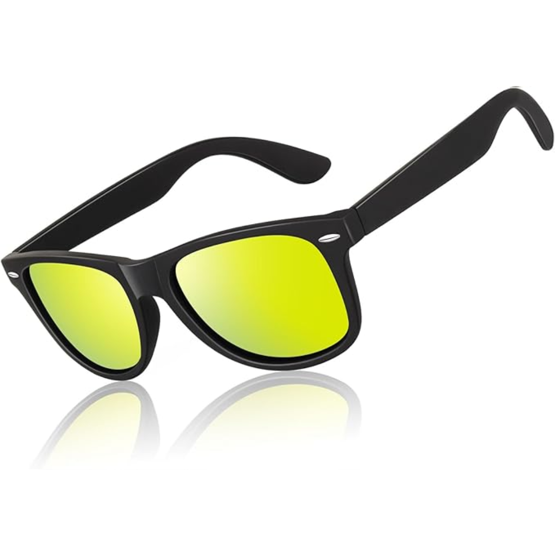 Polarized 80's Retro Sunglasses for Men and Women