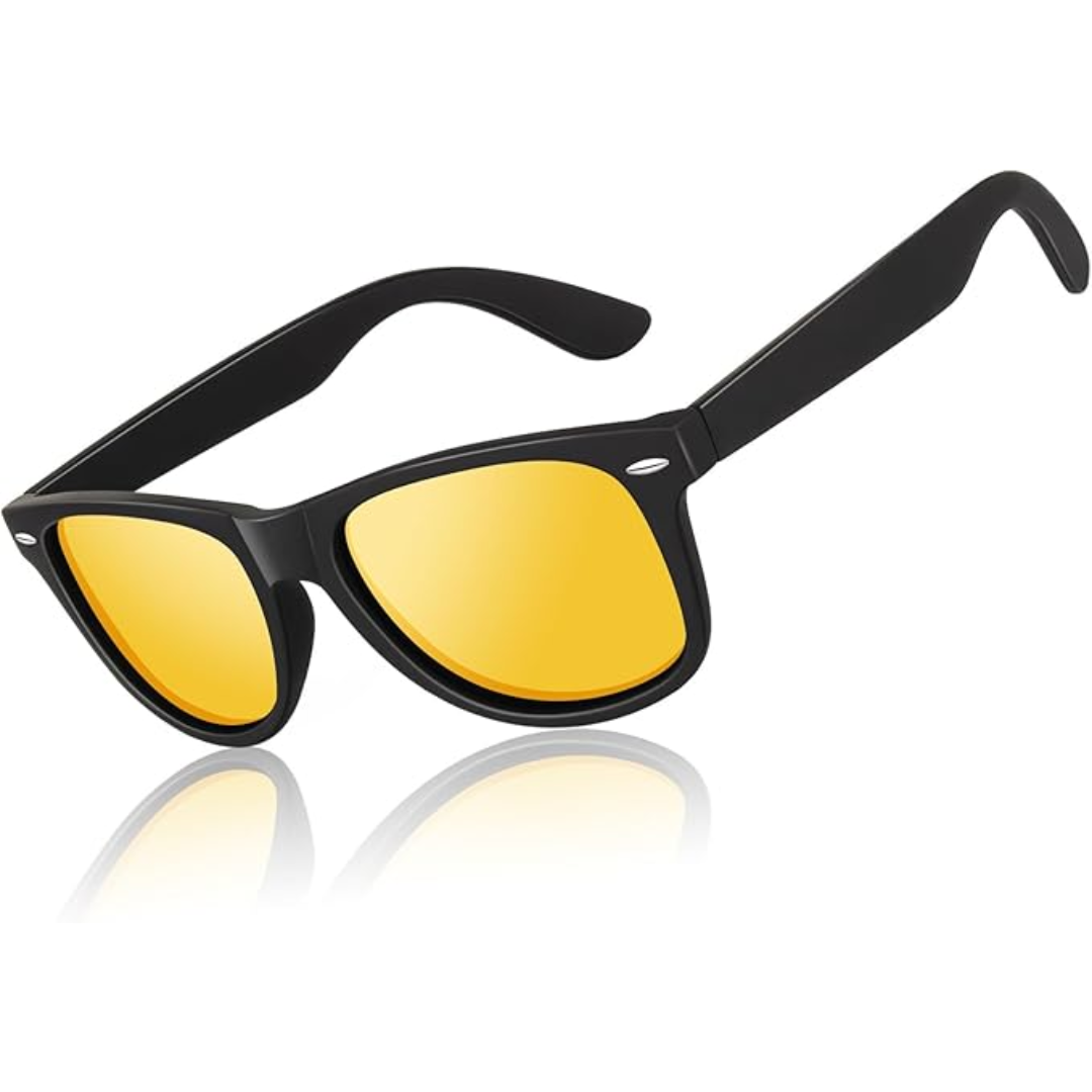 Polarized 80's Retro Sunglasses for Men and Women