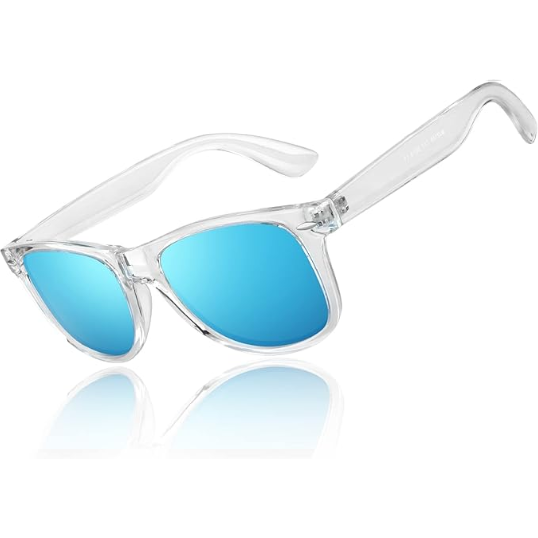 Polarized 80's Retro Sunglasses for Men and Women