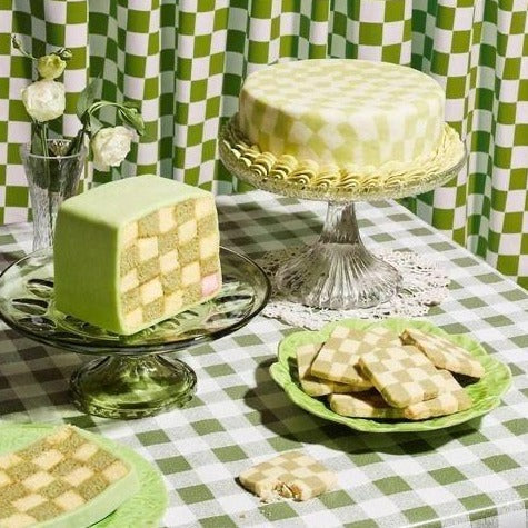 Classic Checkerboard Cotton Bath and Hand Towel Set