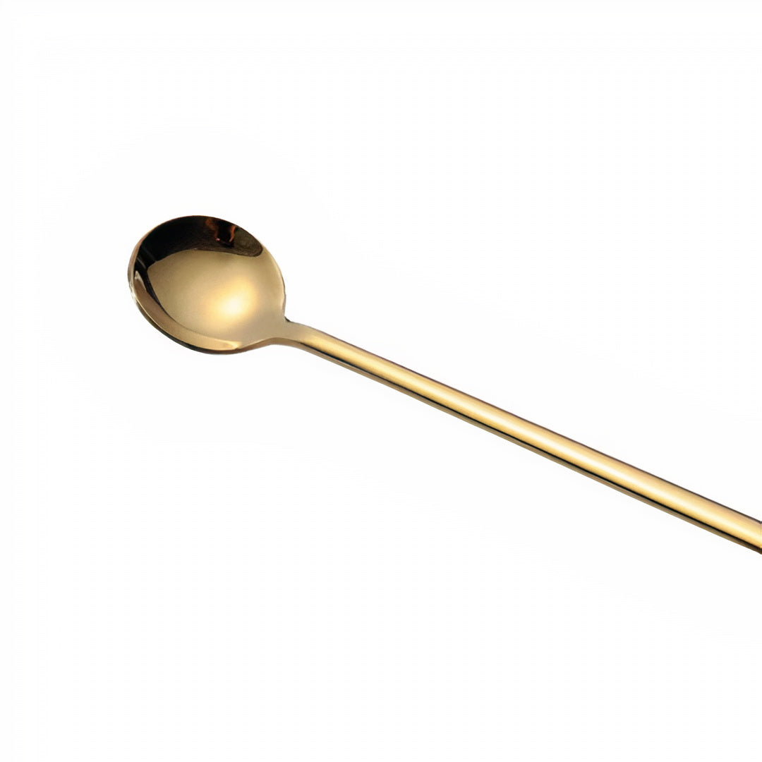 Elegant Stainless Steel Espresso and Dessert Spoons Set of 4