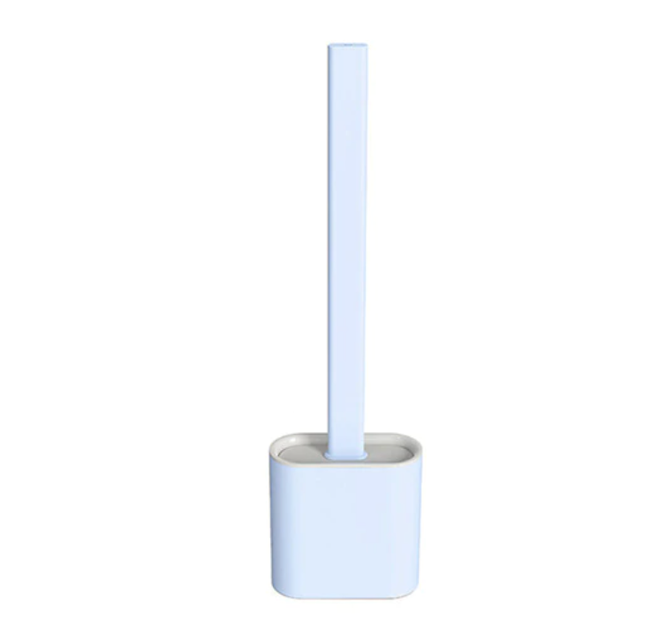 Silicone Toilet Brush with Ventilated Holder