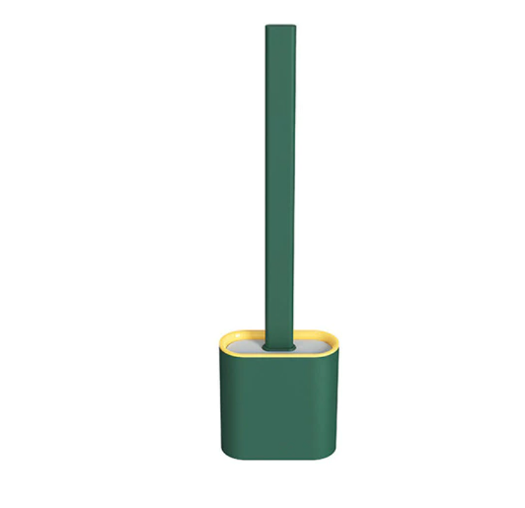 Silicone Toilet Brush with Ventilated Holder