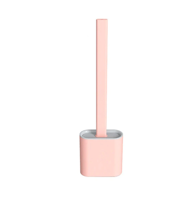 Silicone Toilet Brush with Ventilated Holder
