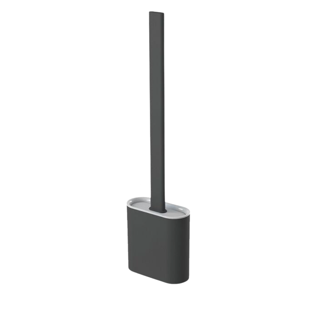 Silicone Toilet Brush with Ventilated Holder
