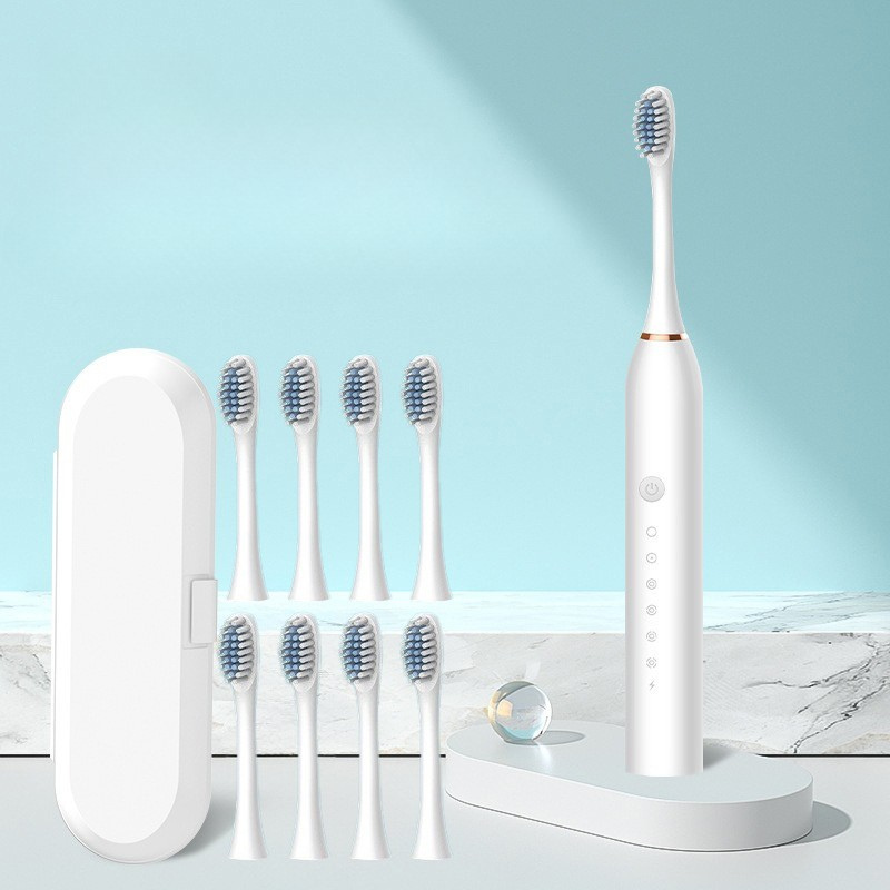 Rechargeable Sonic Toothbrush with Low Noise and Flexible Modes