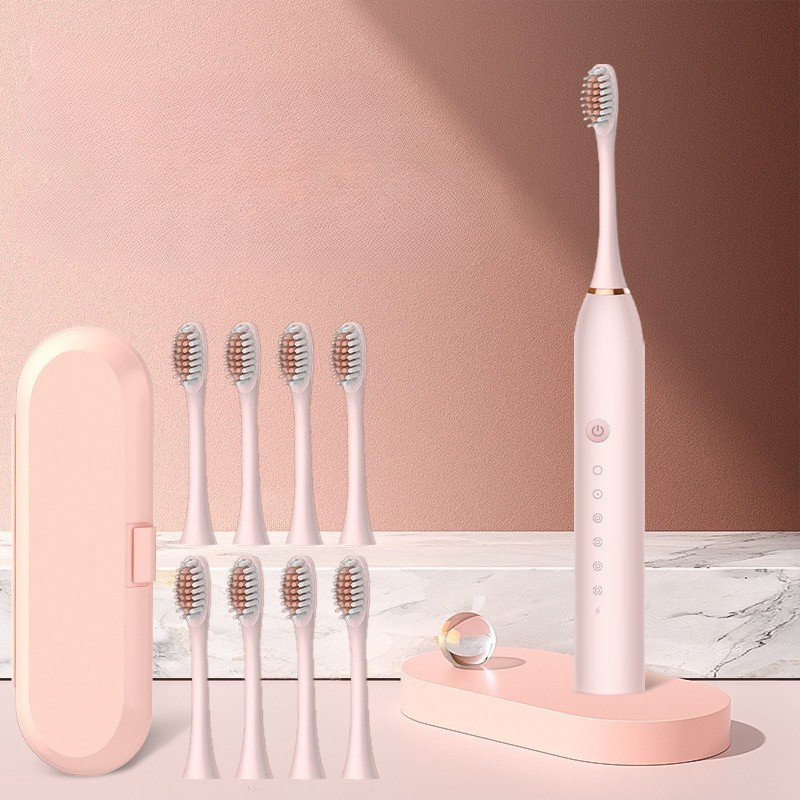 Rechargeable Sonic Toothbrush with Low Noise and Flexible Modes