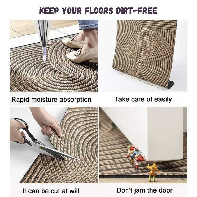 Non-Slip Indoor Dirt Trapping Door Mat
