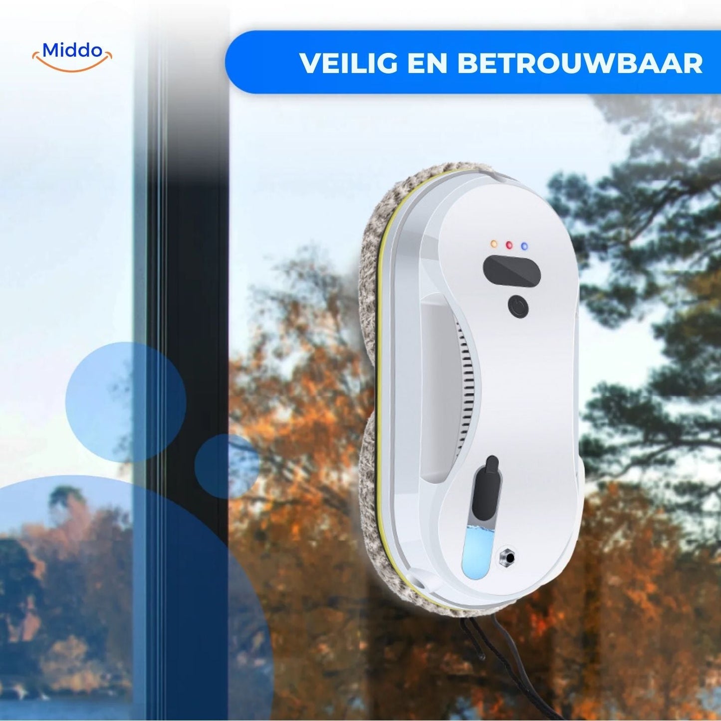 Automatic Window Cleaning Robot with Water Spray and Smart Sensors