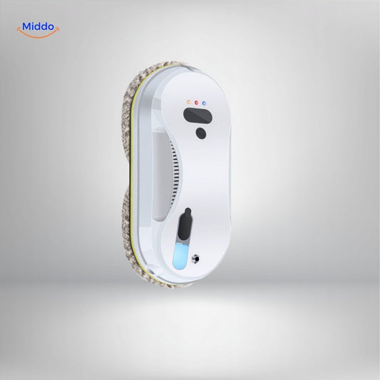 Automatic Window Cleaning Robot with Water Spray and Smart Sensors