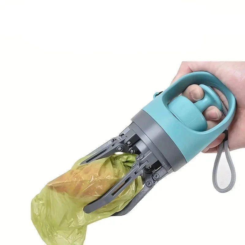Pet Pooper Scooper with Built-in Waste Bag Dispenser