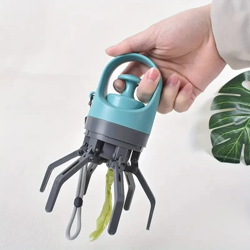 Pet Pooper Scooper with Built-in Waste Bag Dispenser