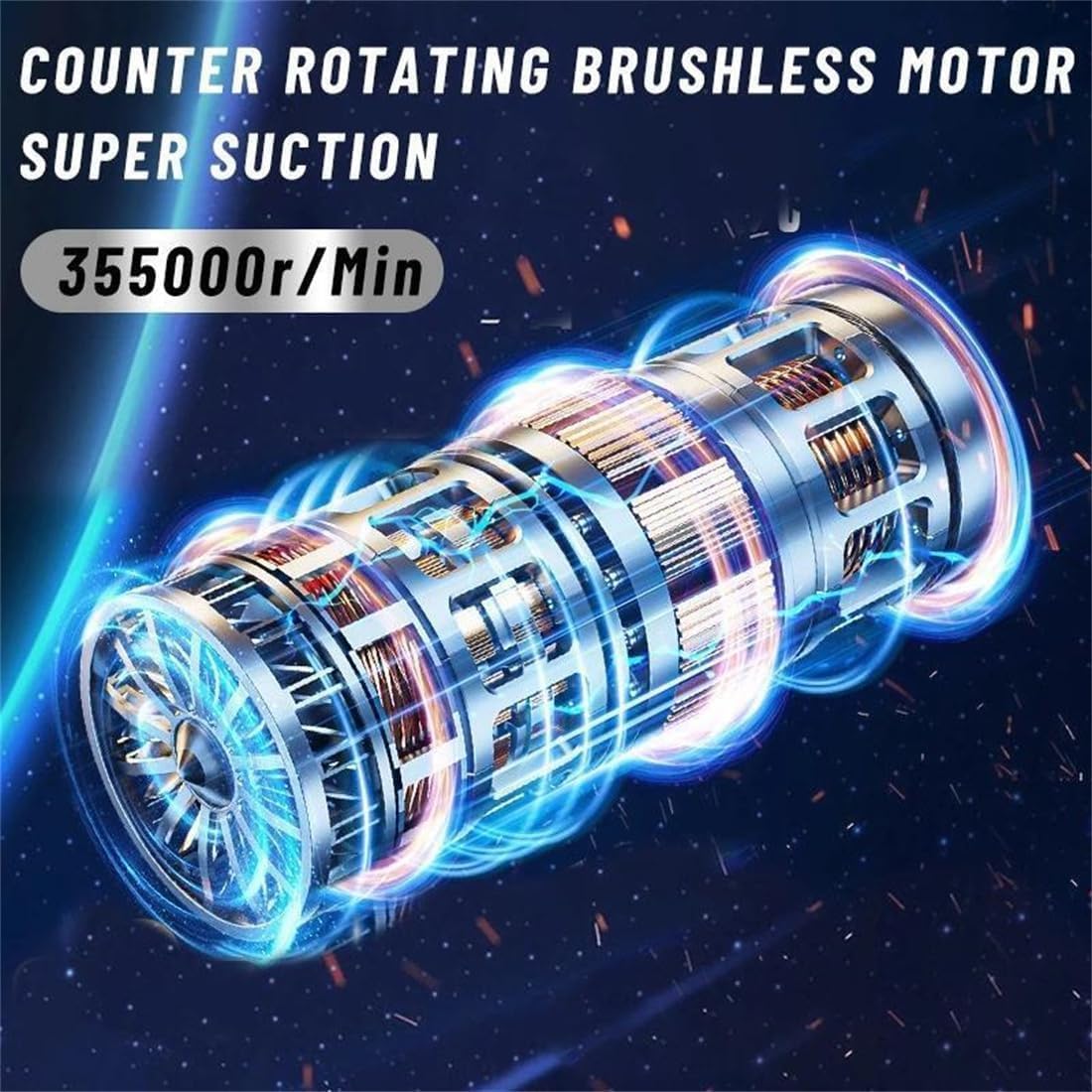 Powerful Wireless Handheld Vacuum Cleaner with USB-C Charging