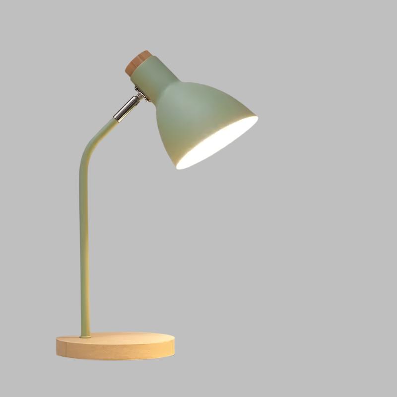 Wood and Metal Scandinavian Table Lamp
