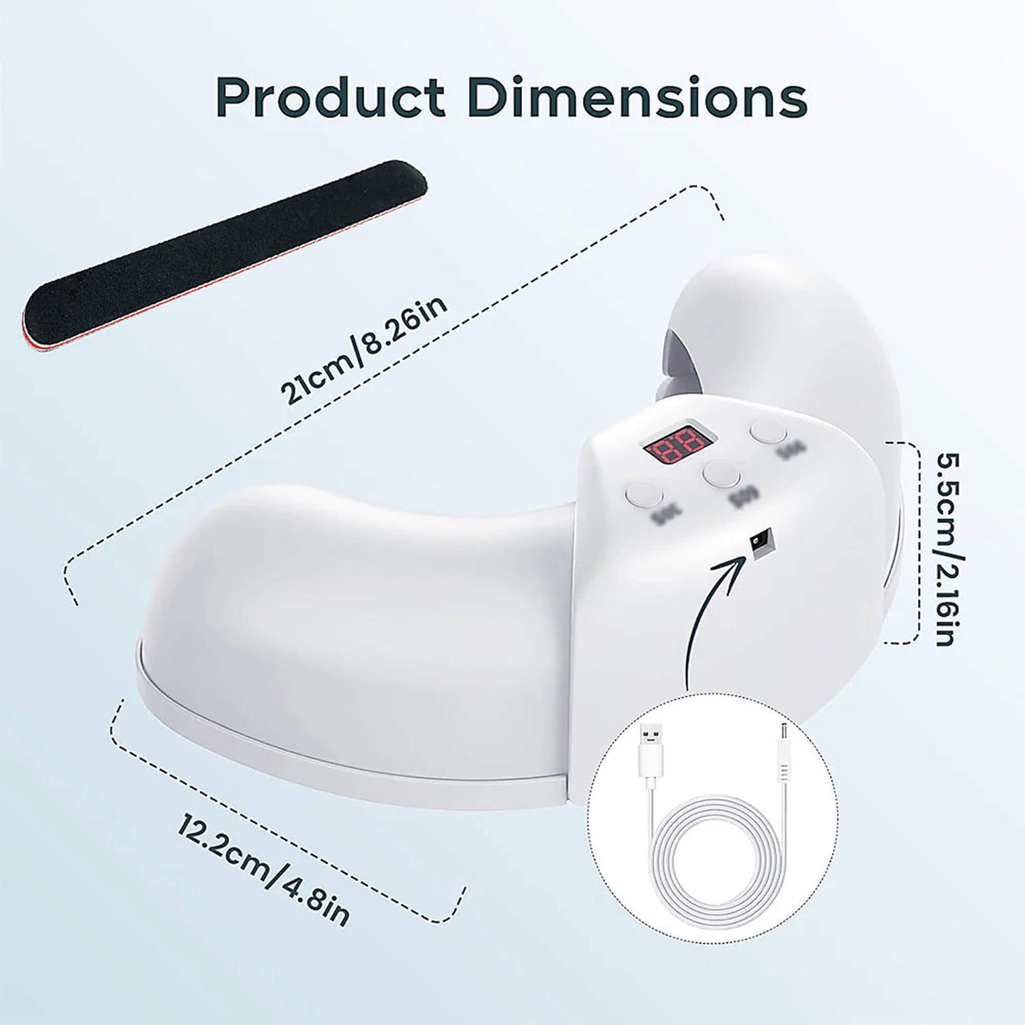 Light Therapy Nail Treatment Device for Healthy, Beautiful Nails