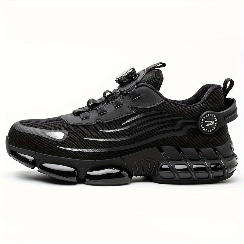 Slip-Resistant Low Top Work Shoes with Breathable Fabric